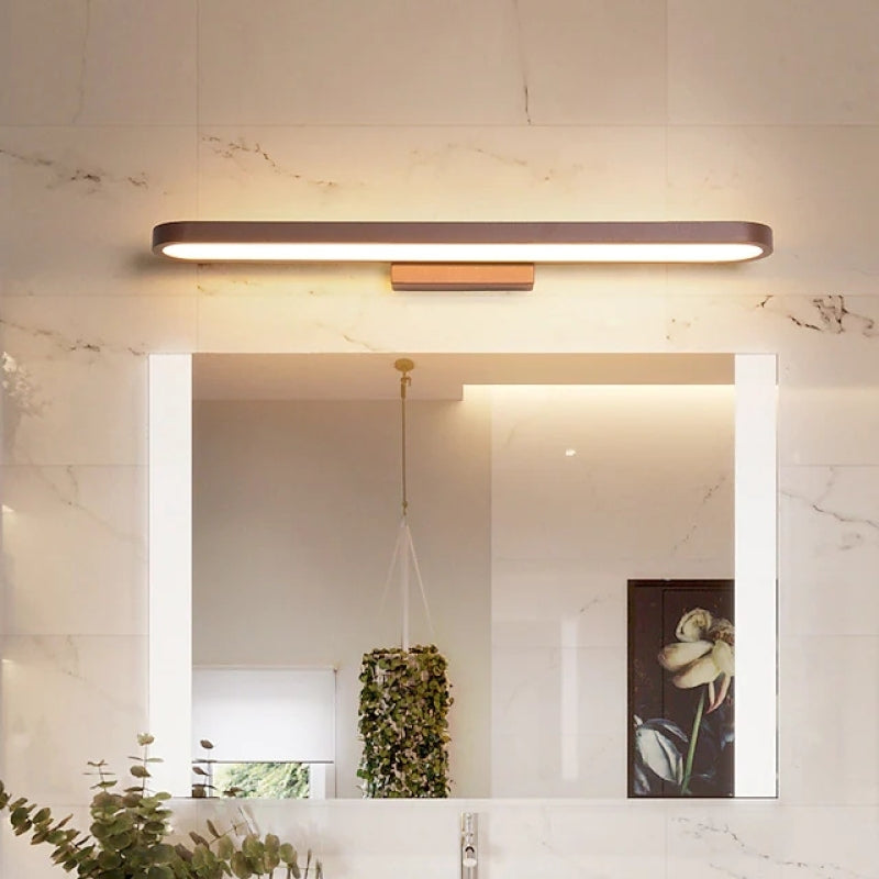 Moderne Gouden Wandlamp voor Slaapkamer en Badkamer – Lineair Design van Metaal 2