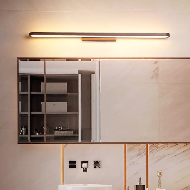 Moderne Gouden Wandlamp voor Slaapkamer en Badkamer – Lineair Design van Metaal 4