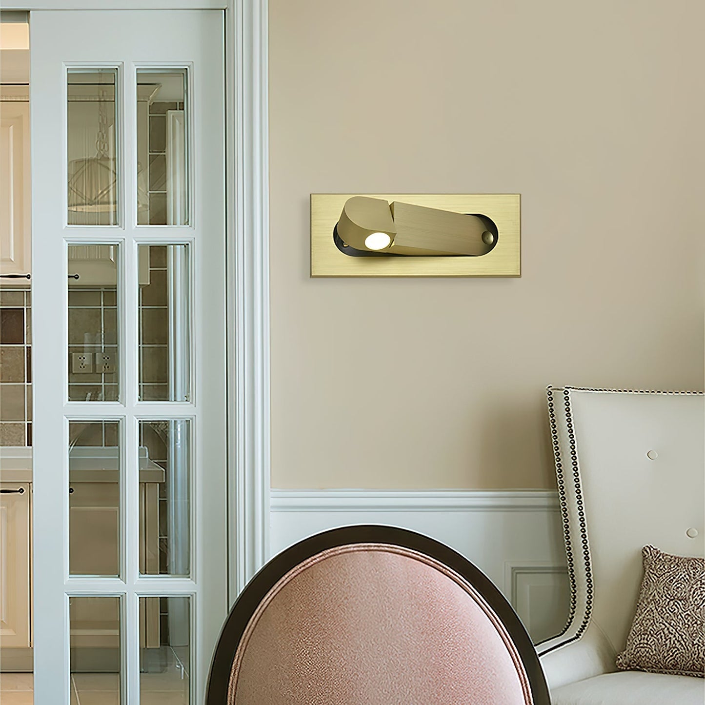 Moderne LED Nachtkastlamp met Verstelbare Kop en Warm Licht – Aluminium, 3000K, Eenvoudige Drukknopschakelaar, Ideaal voor Bedside 3
