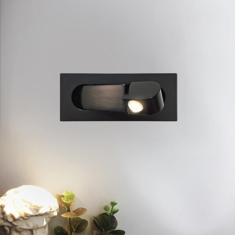 Moderne LED Nachtkastlamp met Verstelbare Kop en Warm Licht – Aluminium, 3000K, Eenvoudige Drukknopschakelaar, Ideaal voor Bedside 8