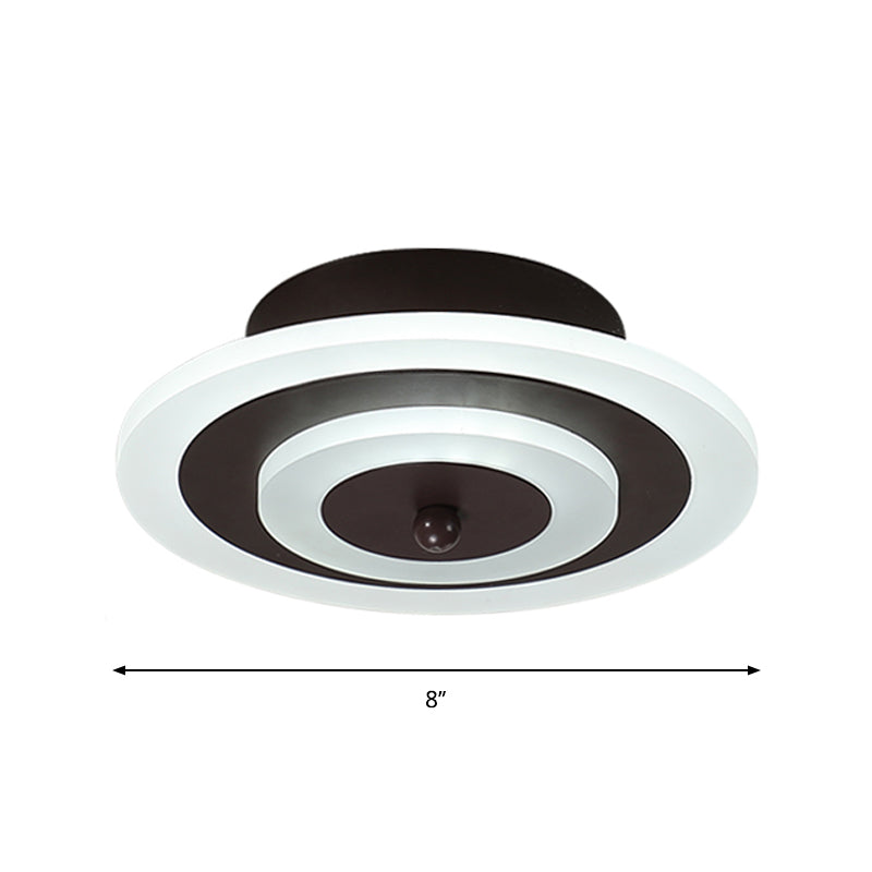 Moderne LED Plafondlamp in Ronde en Vierkante Vorm – Duurzaam Acryl met Energiezuinige Verlichting voor Slaapkamer en Gang 2