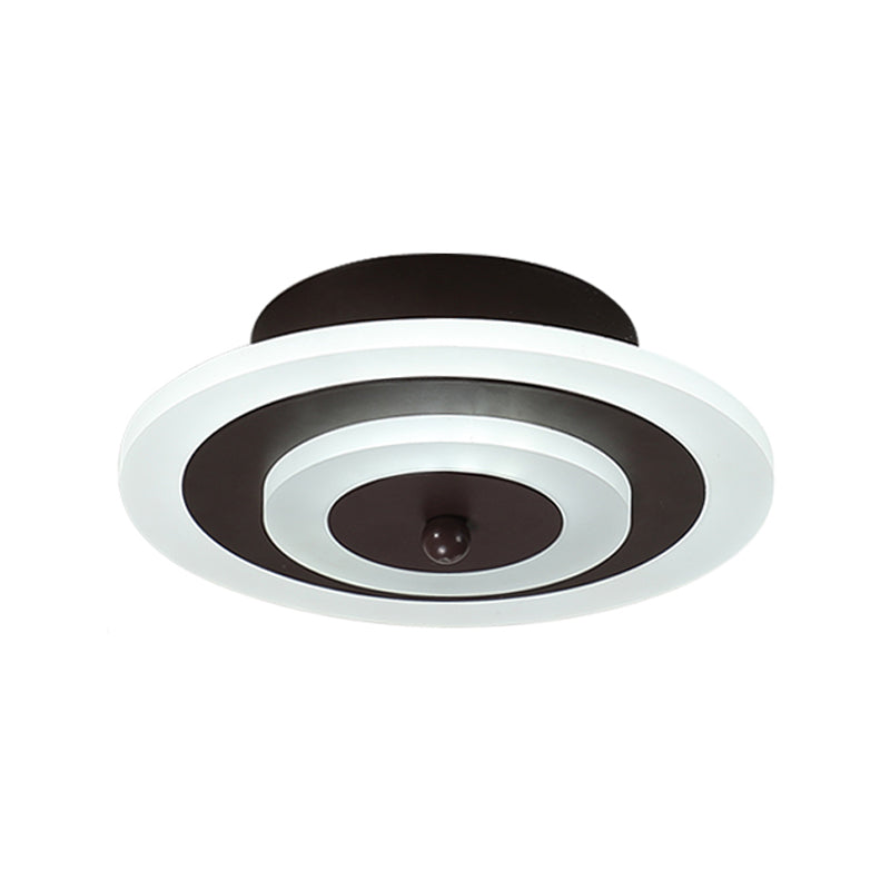 Moderne LED Plafondlamp in Ronde en Vierkante Vorm – Duurzaam Acryl met Energiezuinige Verlichting voor Slaapkamer en Gang 3