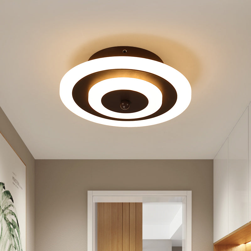 Moderne LED Plafondlamp in Ronde en Vierkante Vorm – Duurzaam Acryl met Energiezuinige Verlichting voor Slaapkamer en Gang 6