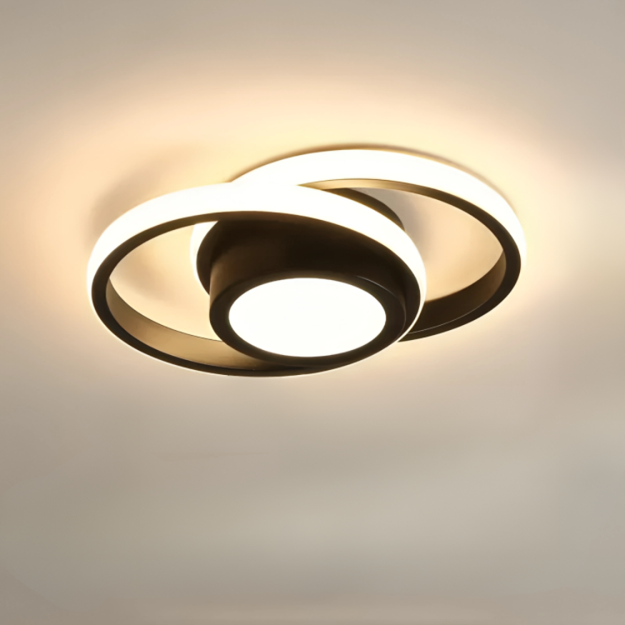 Moderne LED Plafondlamp met 2 Ringen – Energiezuinige Verlichting voor Diverse Ruimtes 10