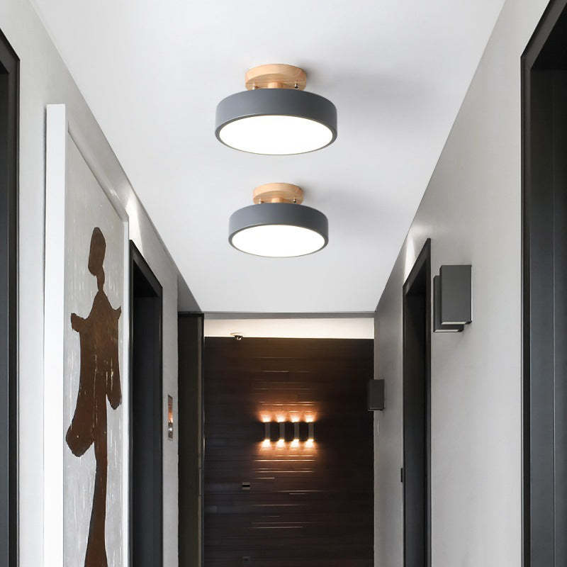 Moderne LED Plafondlamp van Hout en Acryl voor Slaapkamer, Eetkamer en Woonkamer – Energiezuinig en Stijlvol Plafonniere 2