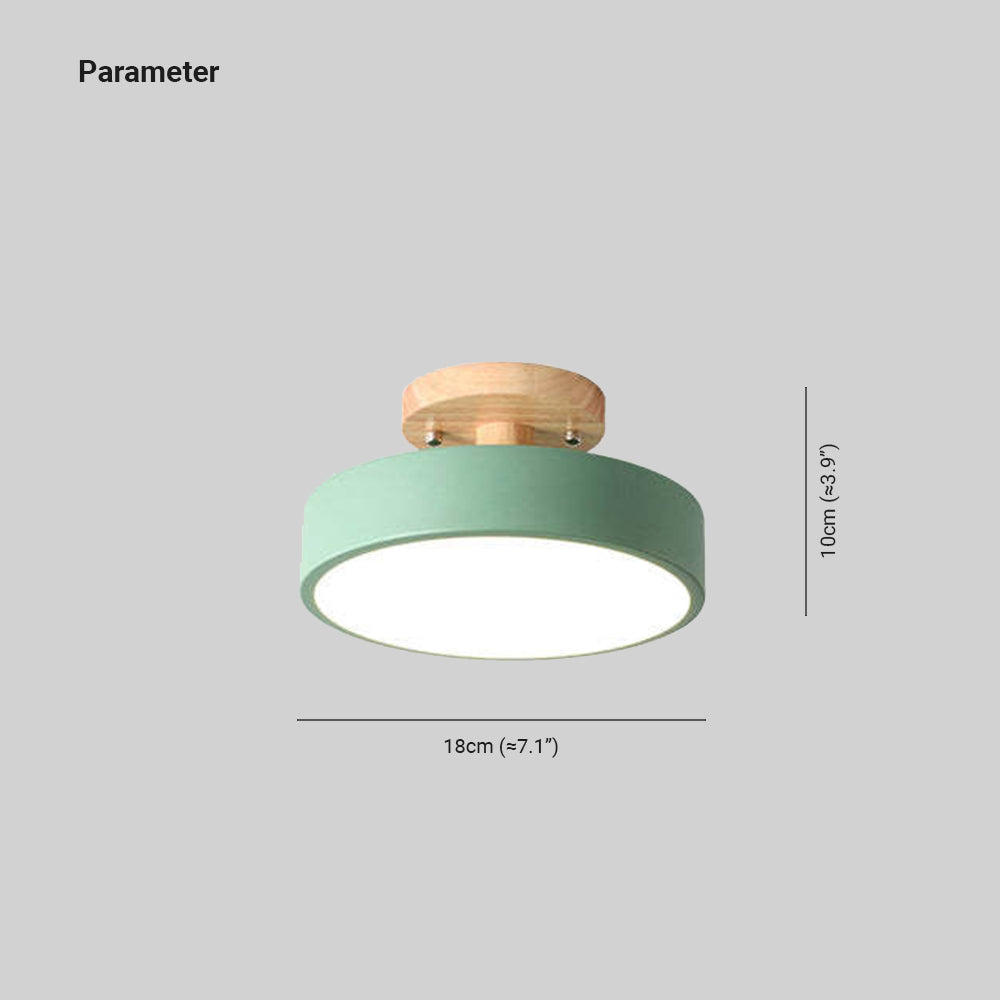 Moderne LED Plafondlamp van Hout en Acryl voor Slaapkamer, Eetkamer en Woonkamer – Energiezuinig en Stijlvol Plafonniere 5