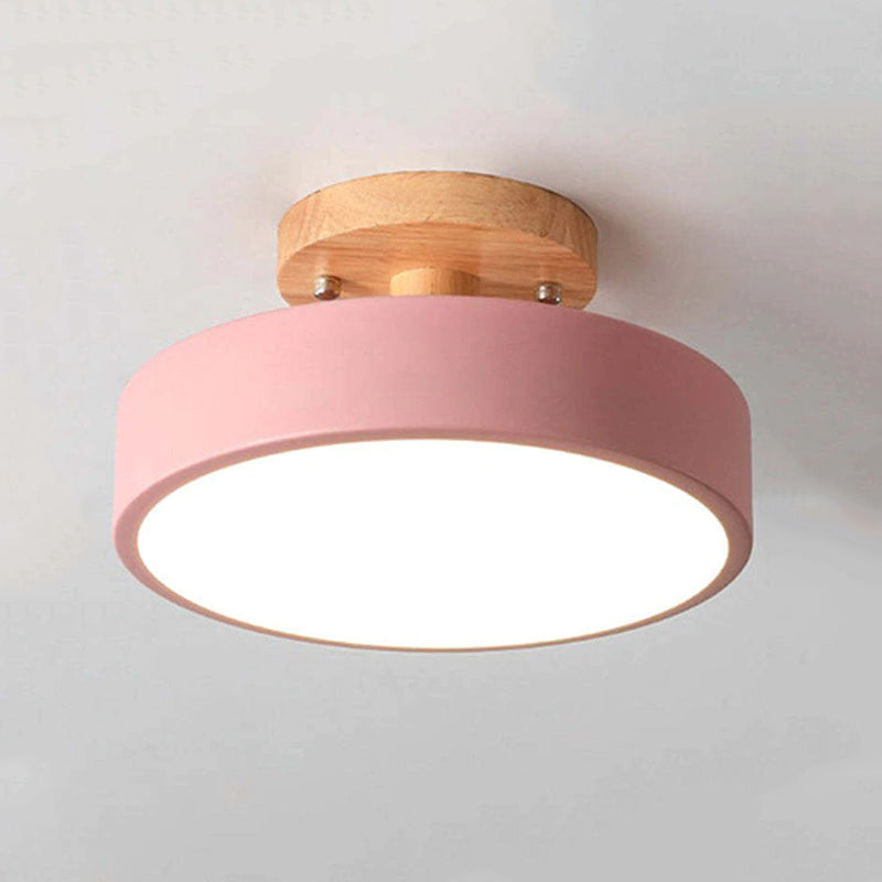 Moderne LED Plafondlamp van Hout en Acryl voor Slaapkamer, Eetkamer en Woonkamer – Energiezuinig en Stijlvol Plafonniere 7