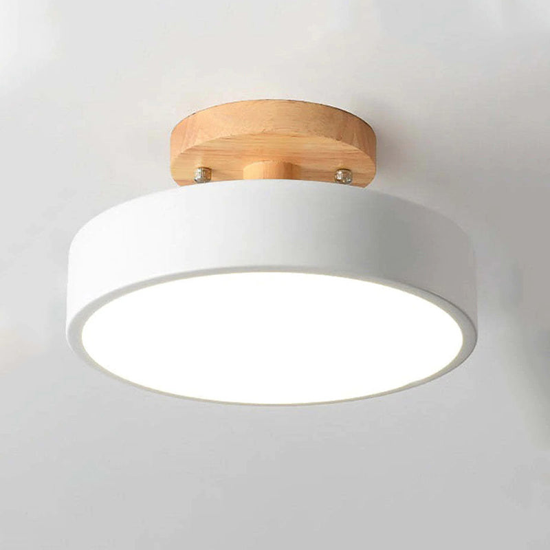 Moderne LED Plafondlamp van Hout en Acryl voor Slaapkamer, Eetkamer en Woonkamer – Energiezuinig en Stijlvol Plafonniere 9