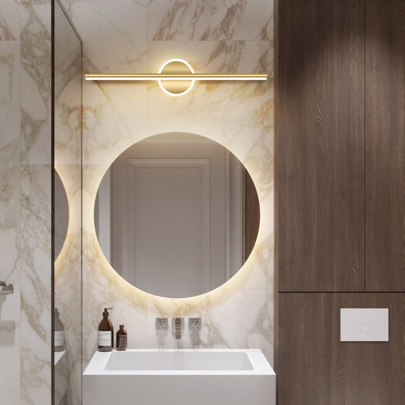 Moderne LED Wandlamp in Zwart en Goud met Energiezuinige Verlichting 3