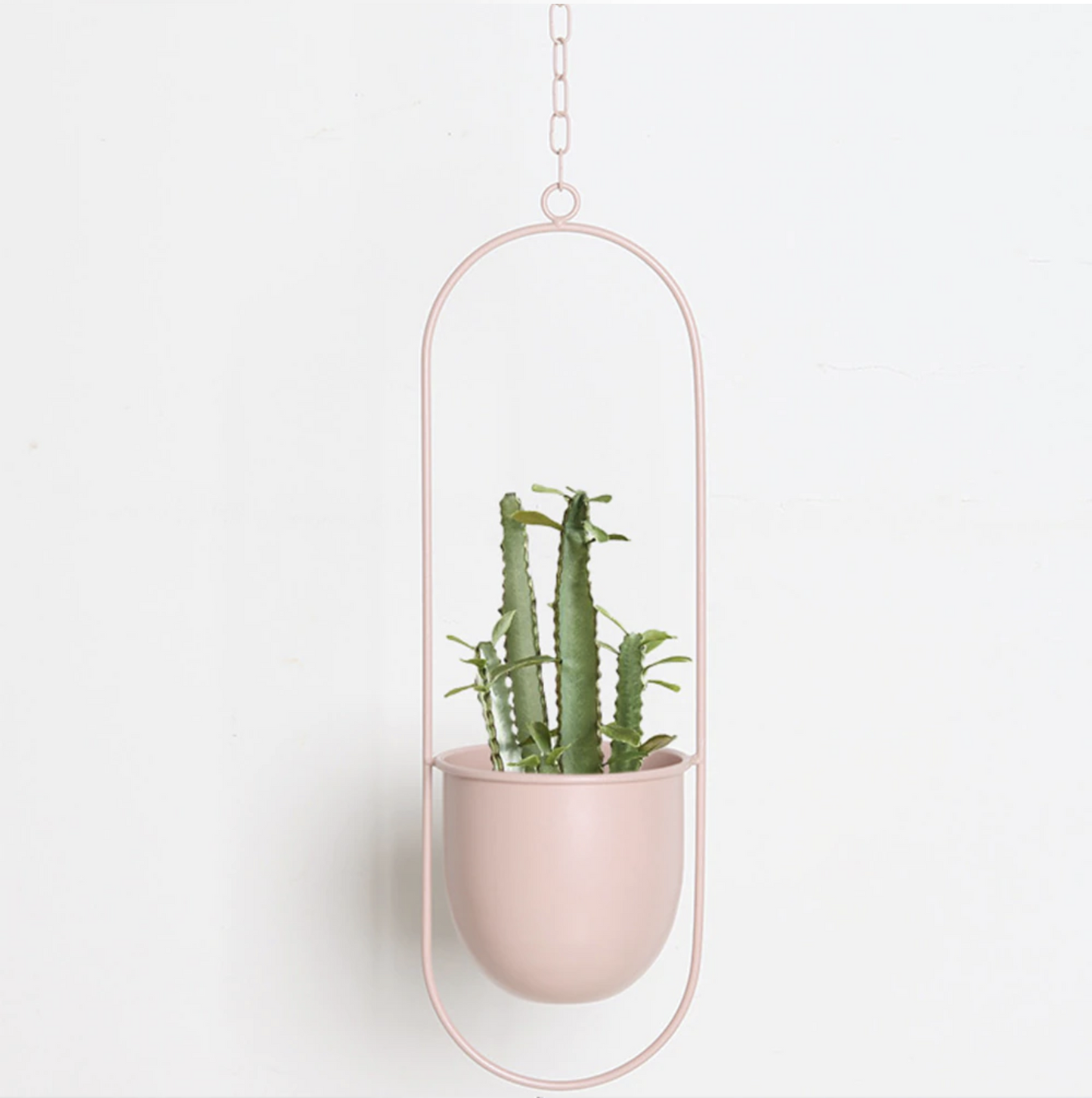 Moderne Minimalistische Plantenhanger van IJzer met Aanpasbare Hangketting – Perfect voor Muurdecoratie 3