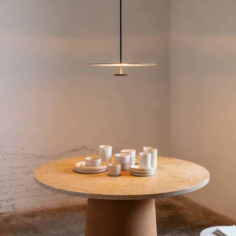 Moderne Ring Hanglamp met Minimalistisch Design – ElegantArc 0