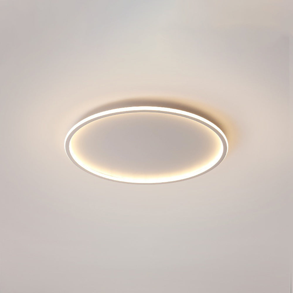 Moderne Ronde LED Plafondlamp in Zwart/Wit van Metaal en Acryl – 45 cm 9
