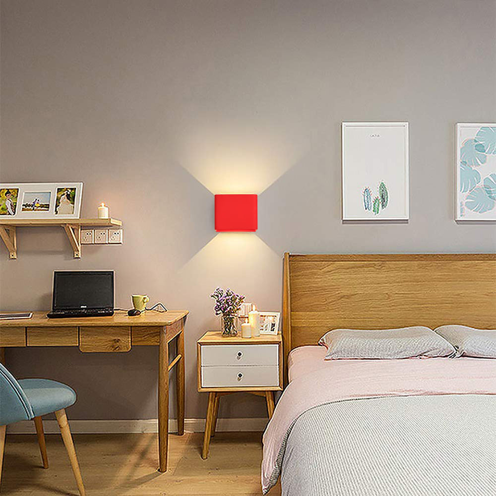 Moderne Wandlamp Zwart - Vierkante Muurlamp voor Elegante Verlichting in Compact Ontwerp, Geschikt voor Binnengebruik 6