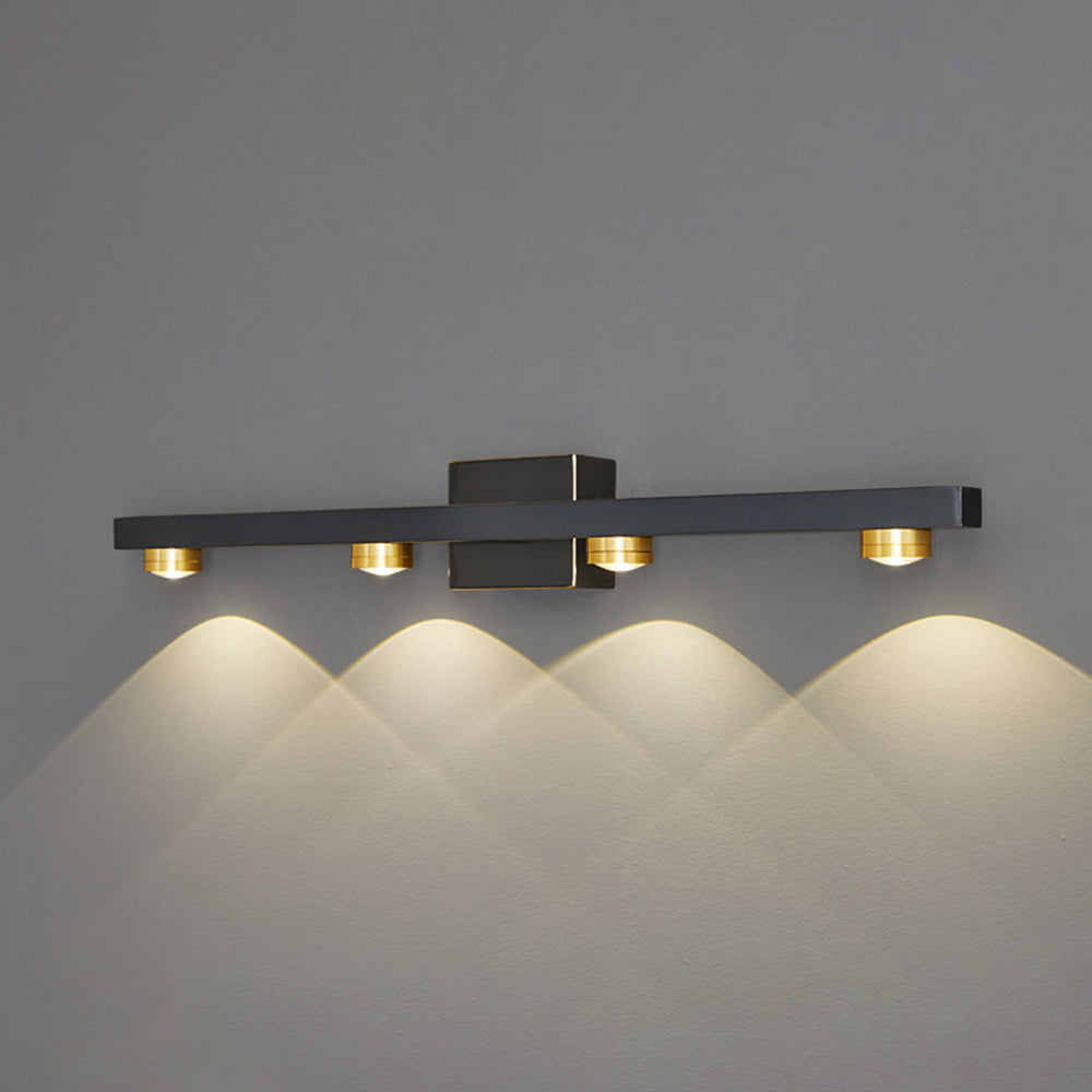 Moderne Wandlamp Zwart en Goud voor Binnen - Elegante Muurlamp voor Badkamer en Woonkamer 10