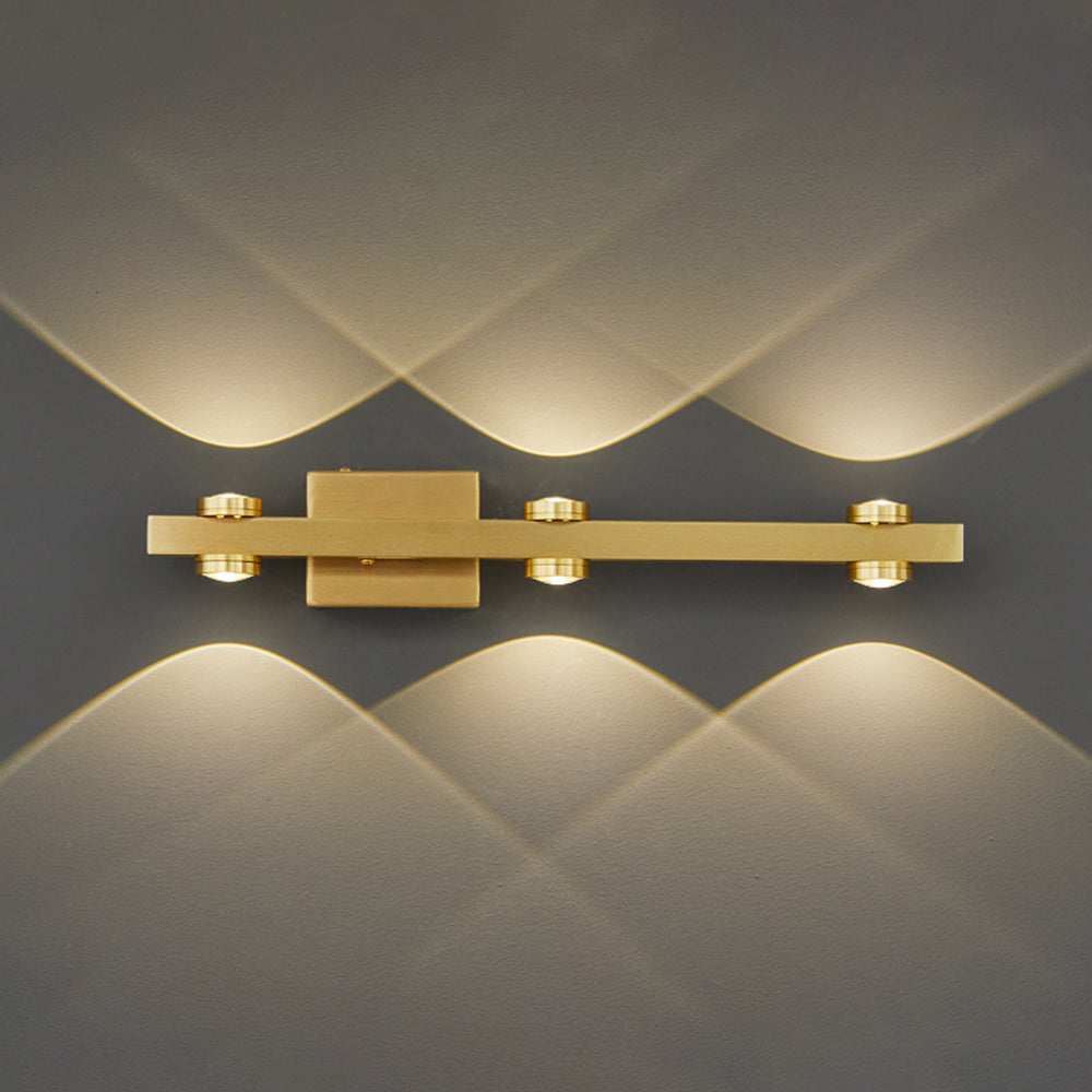 Moderne Wandlamp Zwart en Goud voor Binnen - Elegante Muurlamp voor Badkamer en Woonkamer 12