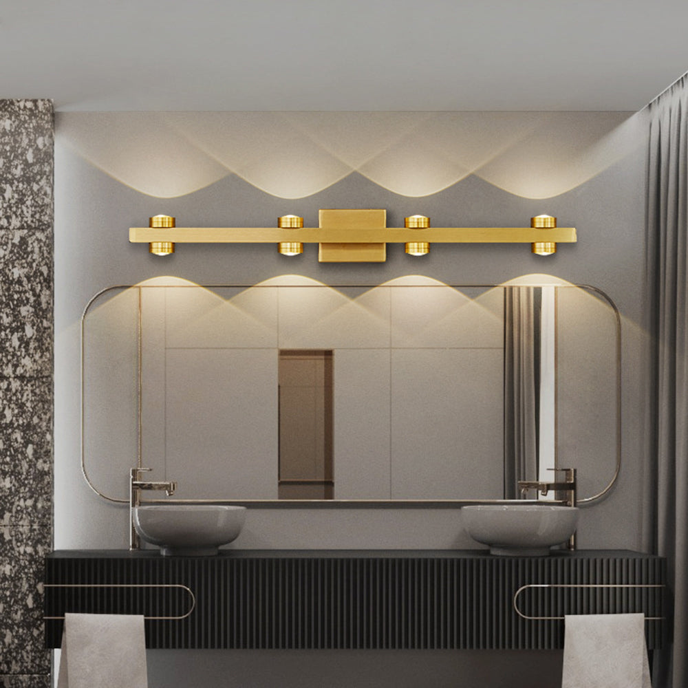 Moderne Wandlamp Zwart en Goud voor Binnen - Elegante Muurlamp voor Badkamer en Woonkamer 2