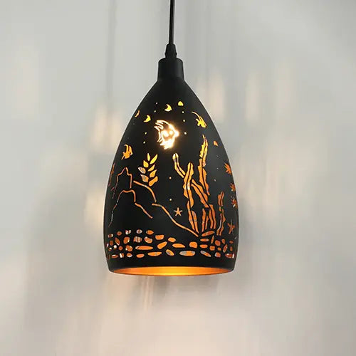 Moderne Zwarte Hanglamp met Verstelbare Hoogte voor Eettafel en Woonkamer Verlichting 0