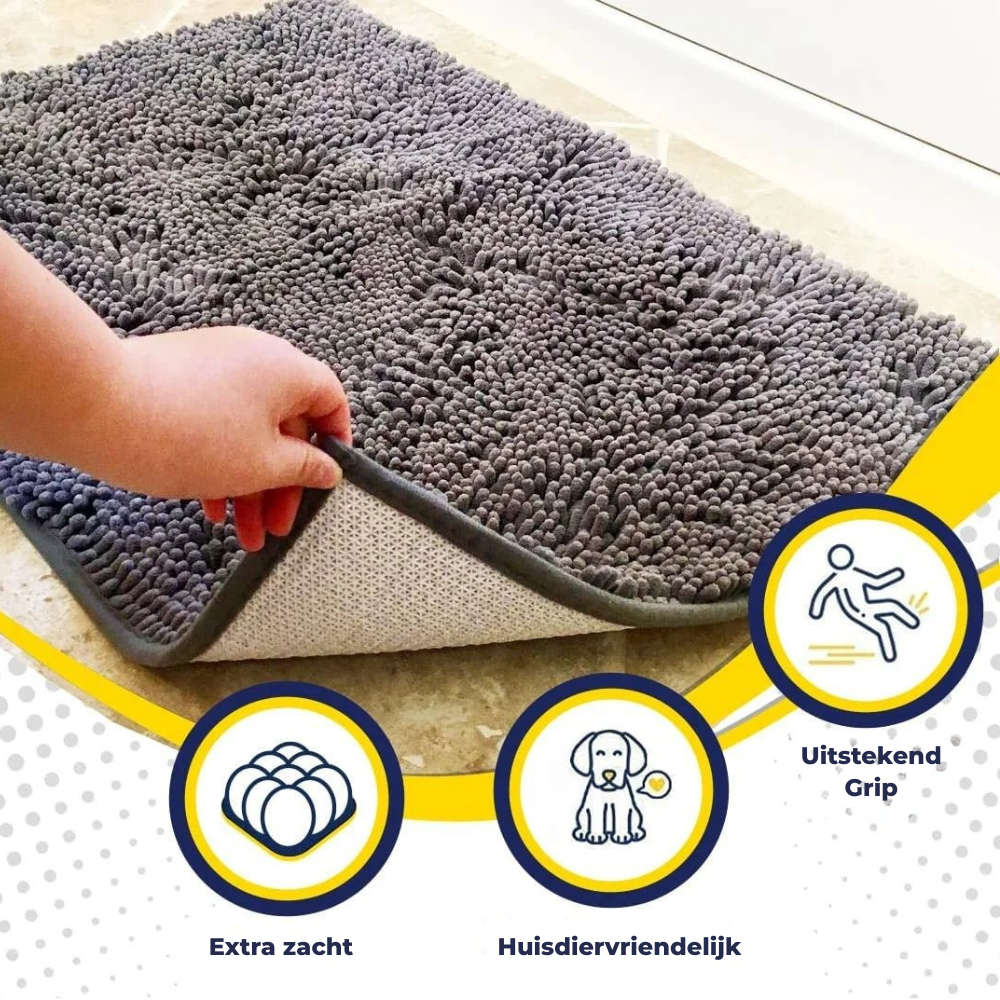 Ultrasoft Microvezel Badmat met Antislip Onderzijde – Sneldrogend en Machinewasbaar