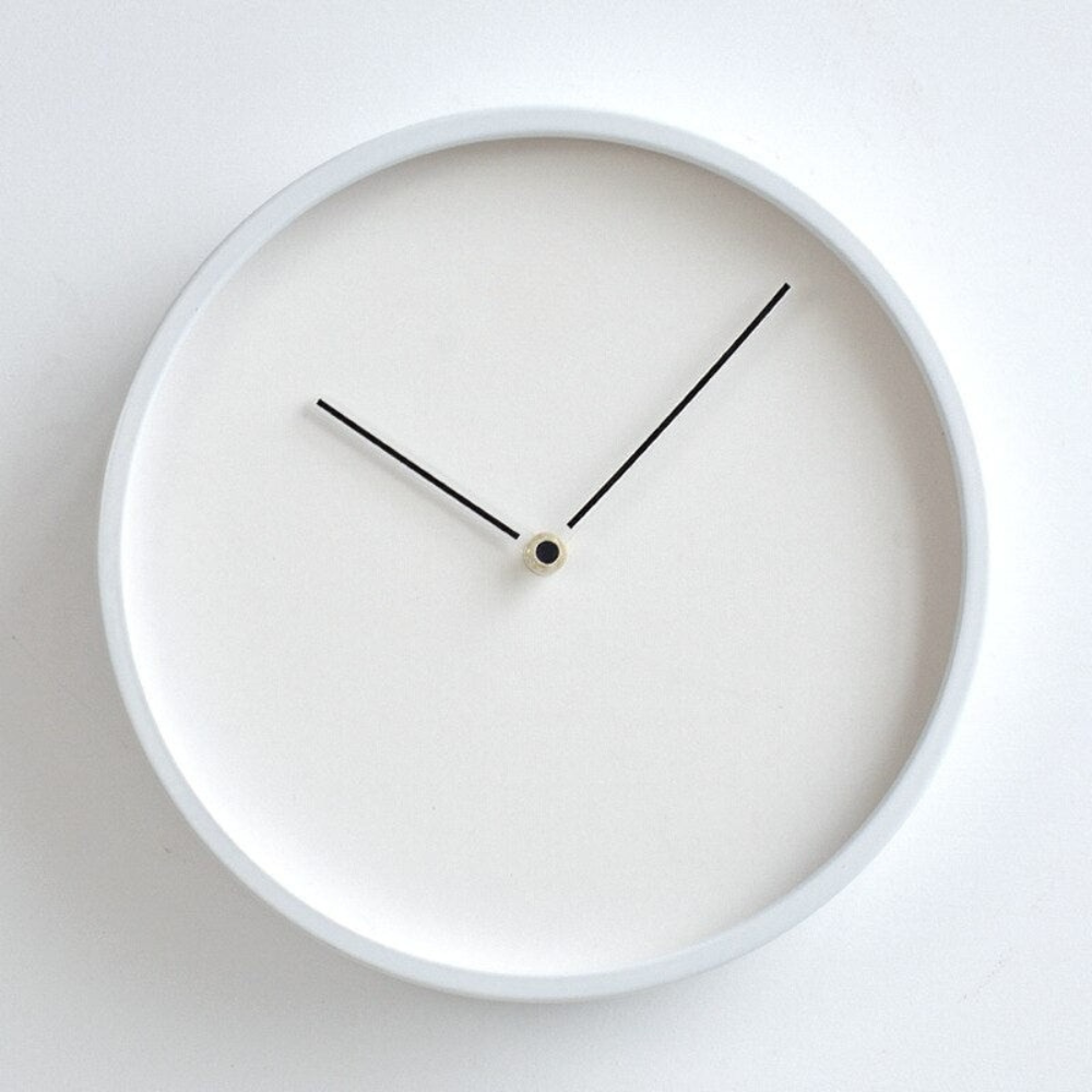 Noordse Minimalistische Wandklok in Diverse Kleuren en Maten – Modern Design voor Elegante Interieurs