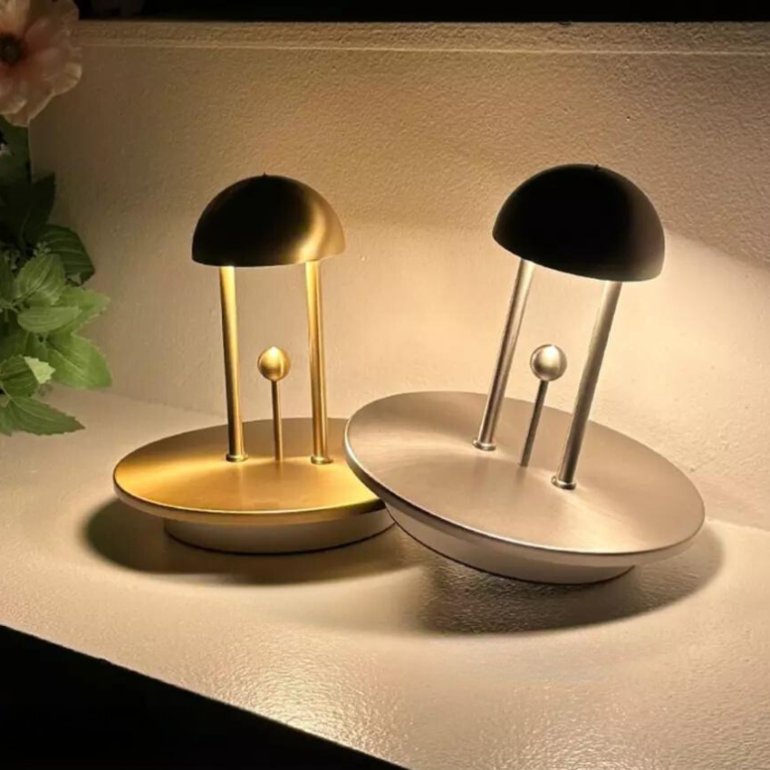 Draadloze Tafellamp met Touchbediening en Dimbare Verlichting – Oplaadbare Balans Lamp voor Modern Interieur