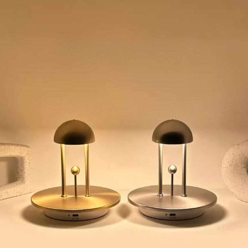 Draadloze Tafellamp met Touchbediening en Dimbare Verlichting – Oplaadbare Balans Lamp voor Modern Interieur