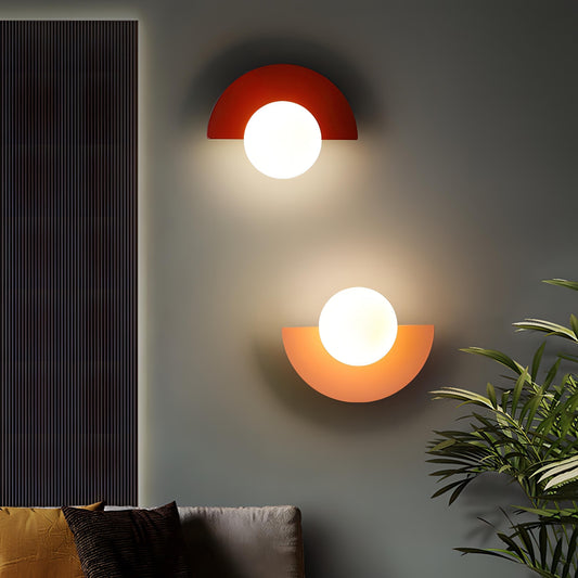 Noordse Halfronde Wandlamp in 6 Kleuren – Stijlvolle Verlichting voor Jouw Huis 1