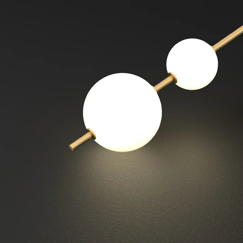 Noordse Wandlamp met LED voor Woonkamer en Slaapkamer – Koper Afwerking, Verticale Muurlamp, 15CM x 65CM of 15CM x 85CM 5