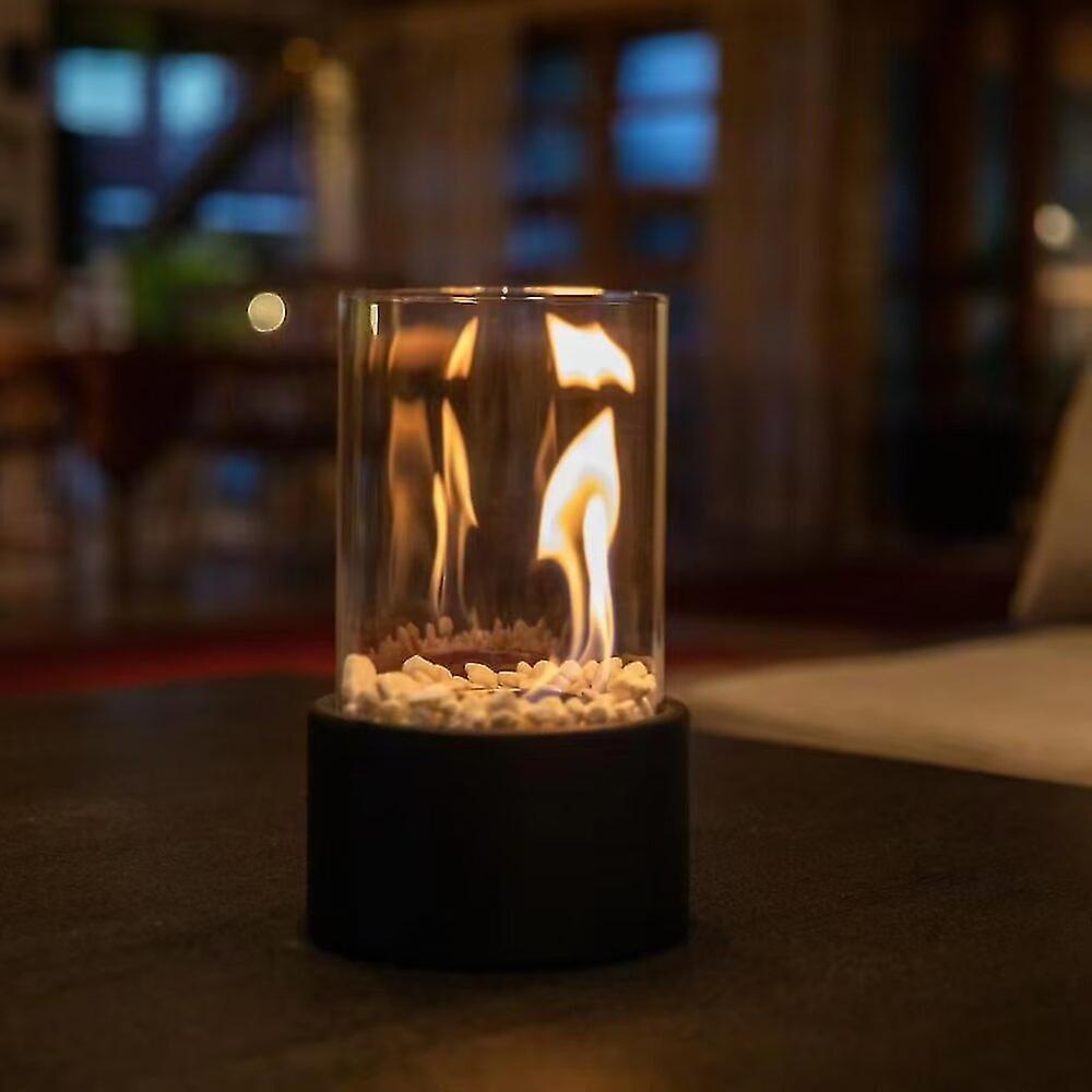 Elegante Olielamp Glas met Metalen Frame – Tijdloze Design Olie Lamp voor Sfeervolle Verlichting
