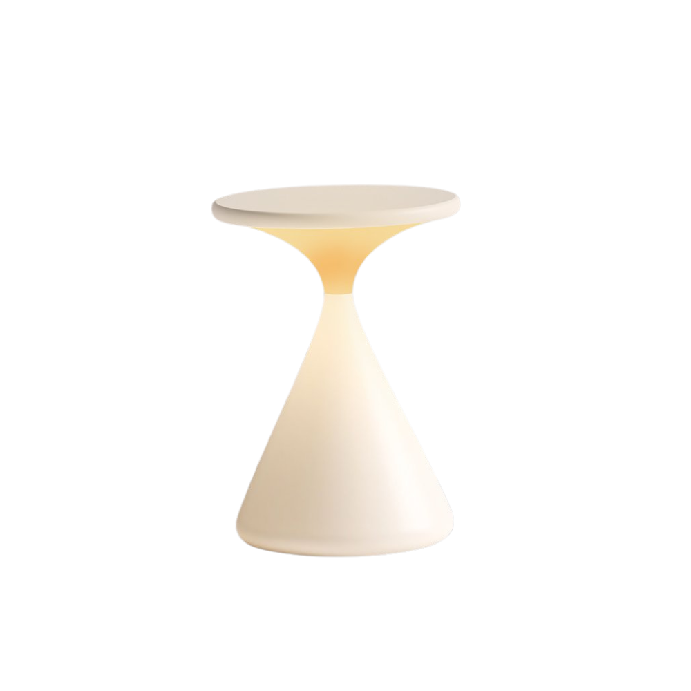 Draadloze Tafellamp in Zandloper Vorm – Stijlvolle Verlichting voor Elk Interieur