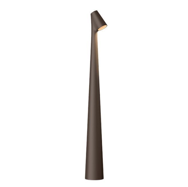 Oplaadbare Draadloze Tafellamp Zwart van Aluminium met Drie Lichtsterkten - Elegante Draagbare Designlamp 0