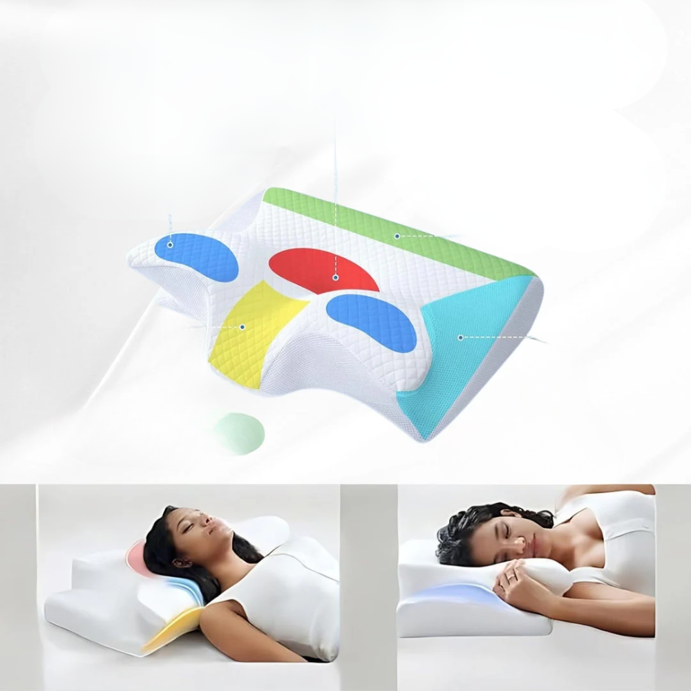 Orthopedisch Kussen van Traagschuim voor Nek- en Rugpijn – Ergonomisch en Hypoallergeen voor Alle Slaaphoudingen 2