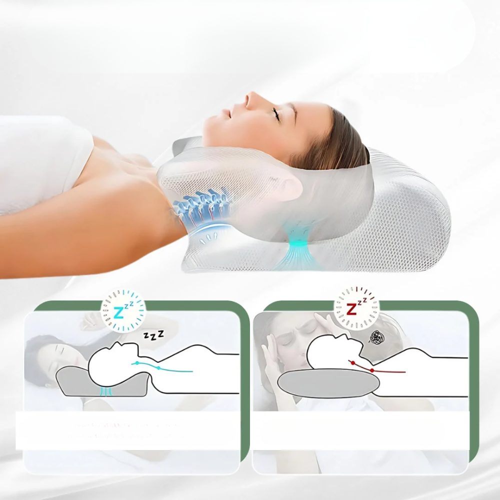 Orthopedisch Kussen van Traagschuim voor Nek- en Rugpijn – Ergonomisch en Hypoallergeen voor Alle Slaaphoudingen 3
