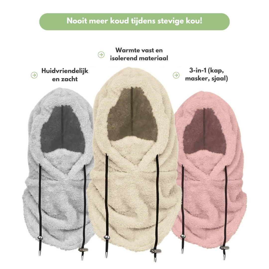 Polarfleece Balaclava voor Ultieme Warmte en Bescherming – Verstelbare Uniseks Capuchon voor Skiën en Wandelen 6