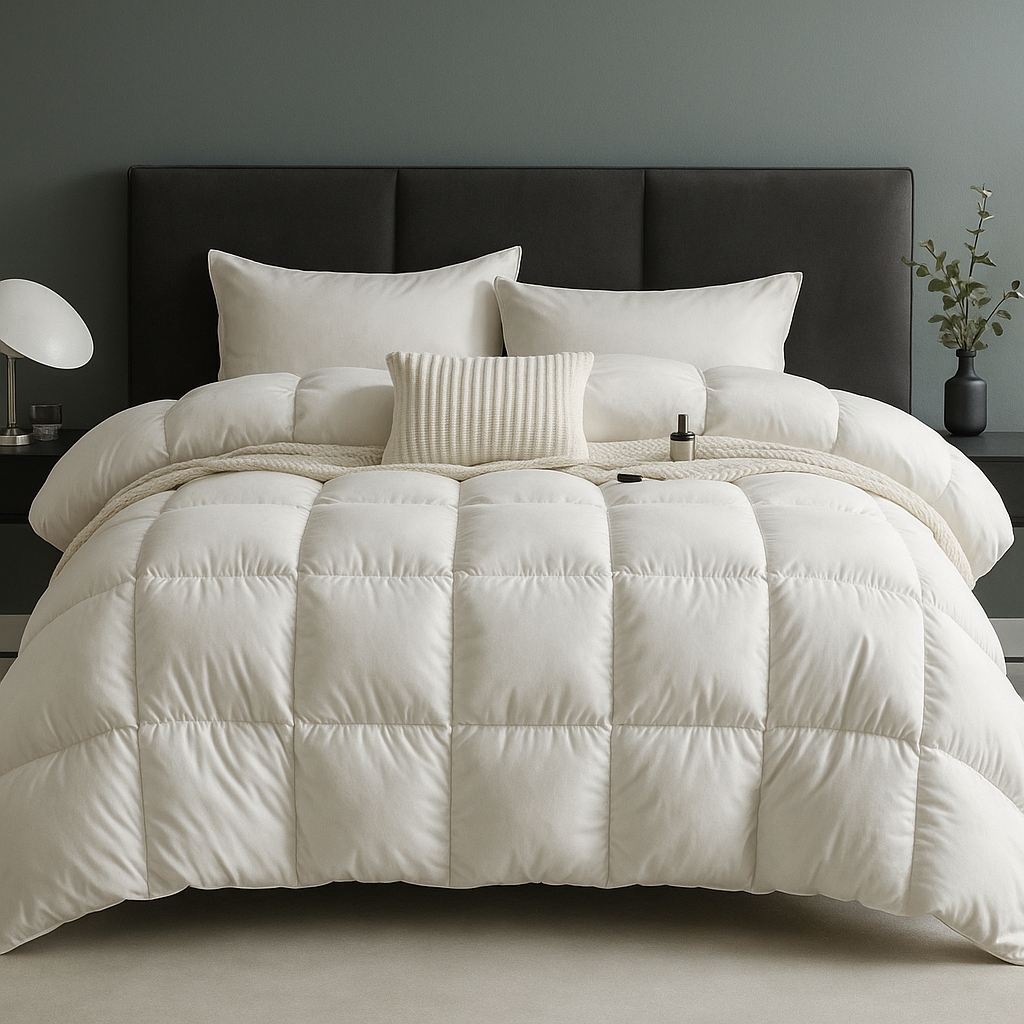 Premium Donzen Dekbed 4 Seizoenen met Aanpasbare Zwaarte voor Optimale Isolatie en Comfort – Diverse Maten Beschikbaar 2
