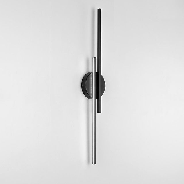 Variant image for Moderne Wandlamp Zwart van Aluminium en Ijzer met LED Verlichting – Warm en Koel Wit Muurlamp voor Binnengebruik-2