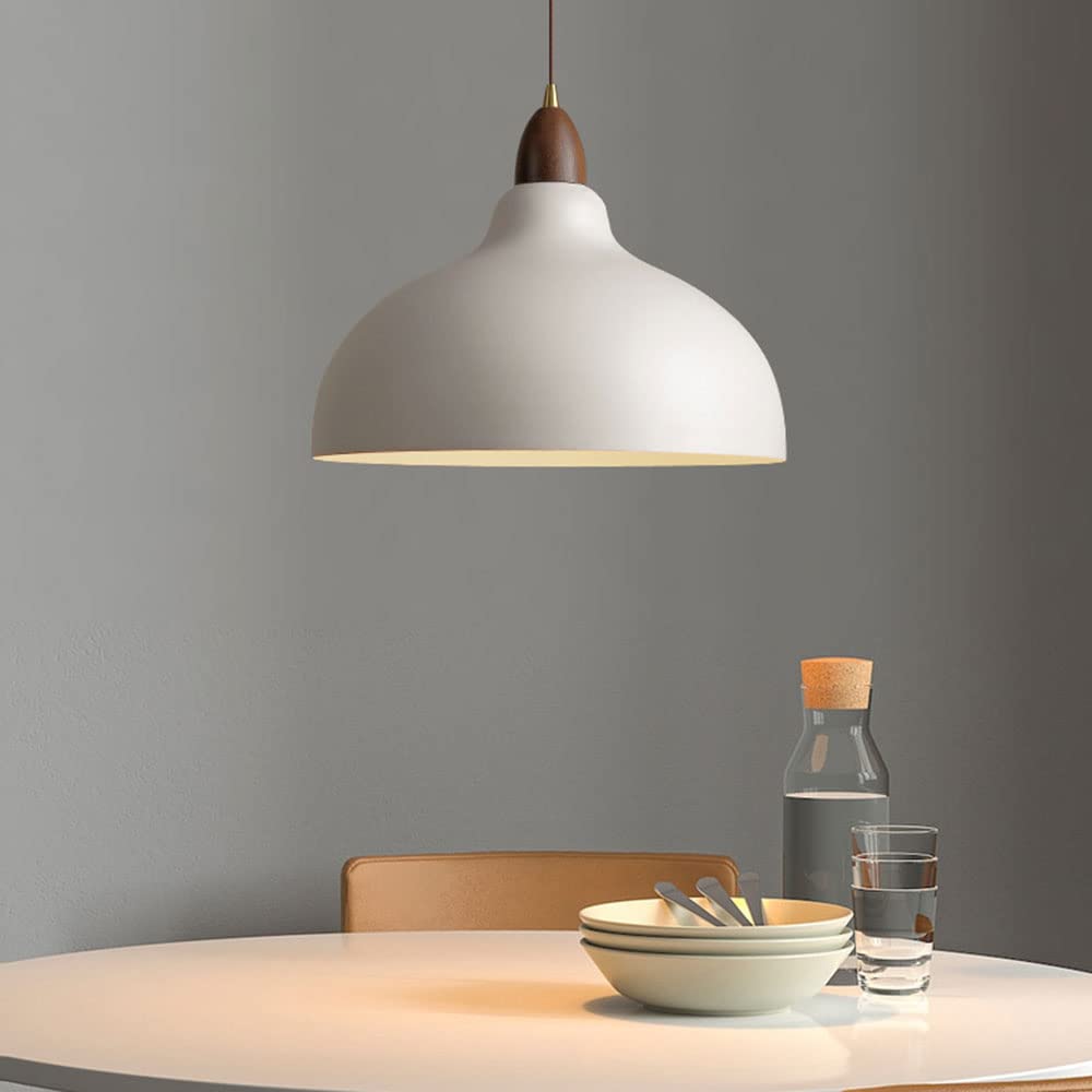 Scandinavische Hanglamp Zwart voor Eettafel – Verstelbare Hoogte, Modern Houten en Metaal Design voor Woonkamer en Eetkamer 2