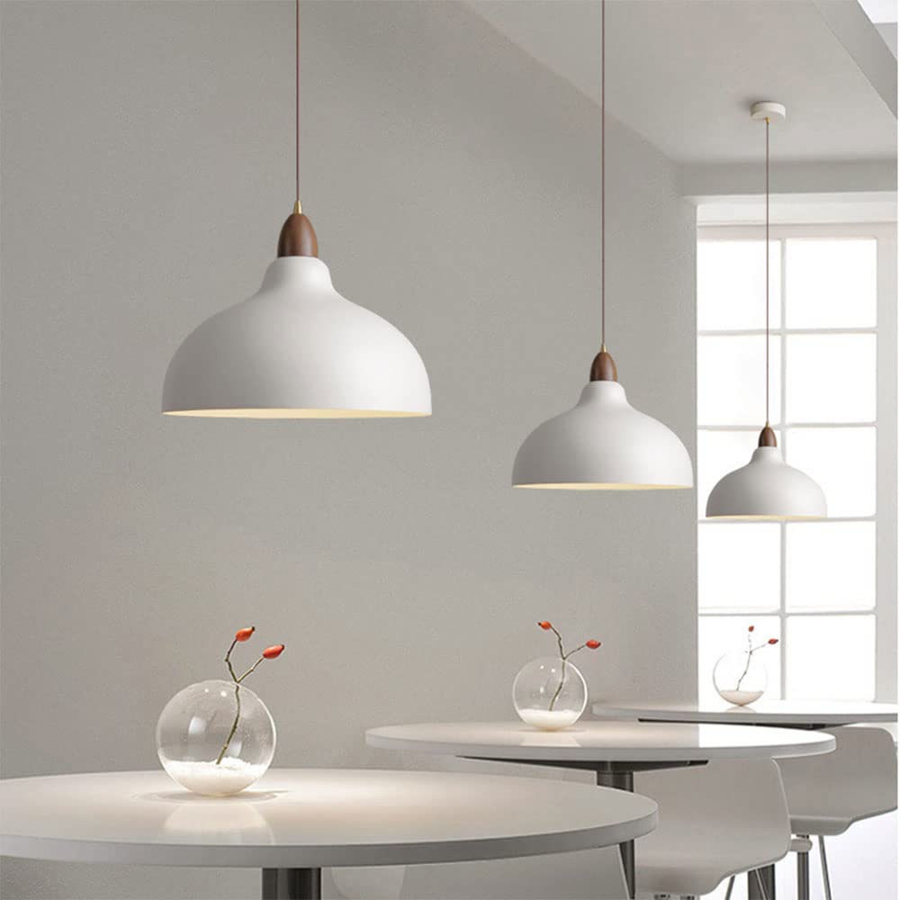 Scandinavische Hanglamp Zwart voor Eettafel – Verstelbare Hoogte, Modern Houten en Metaal Design voor Woonkamer en Eetkamer 4