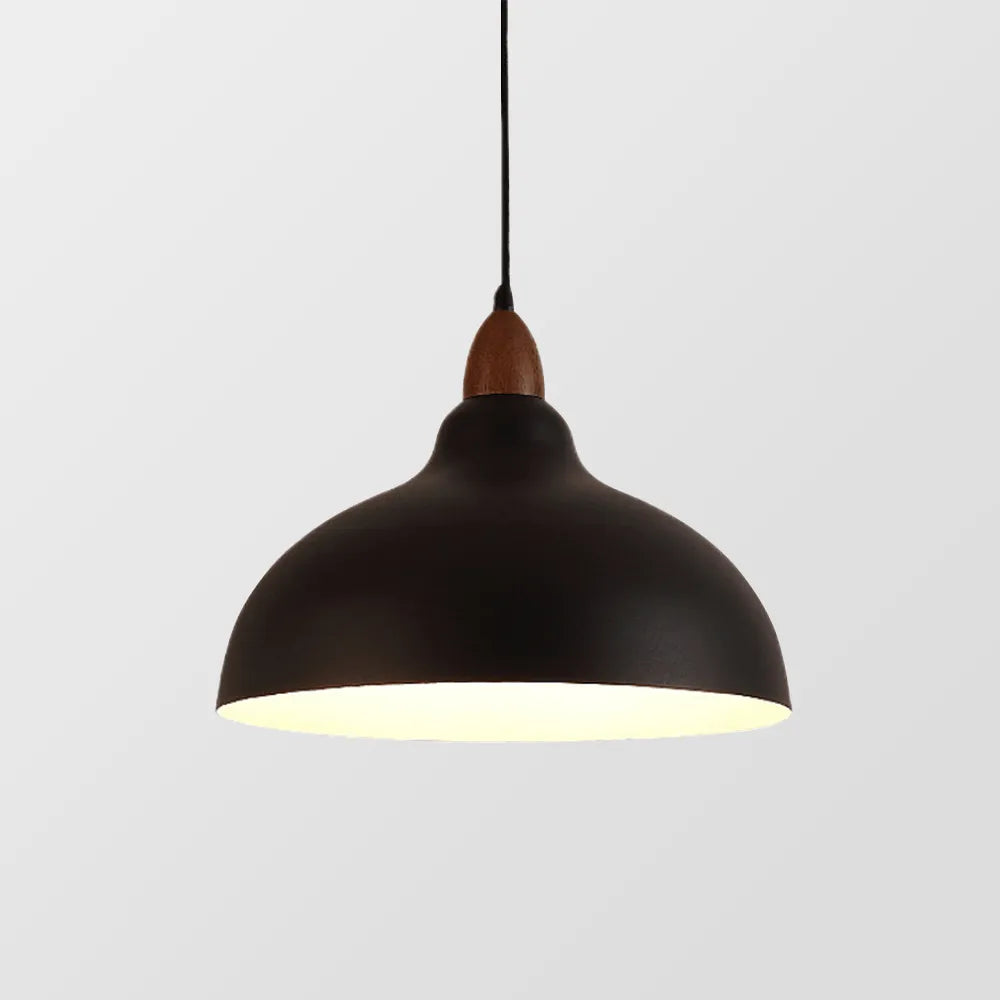 Scandinavische Hanglamp Zwart voor Eettafel – Verstelbare Hoogte, Modern Houten en Metaal Design voor Woonkamer en Eetkamer 9