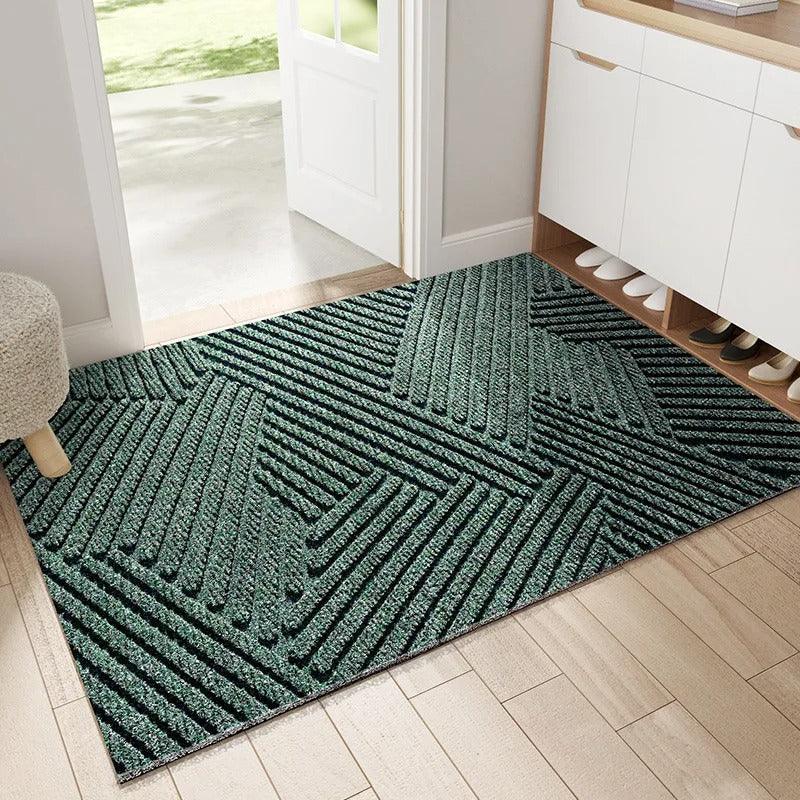 Scandinavische PVC Deurmat voor Binnen en Buiten - Slipbestendig en Duurzaam, Effectieve Vuilafvoer, Minimalistisch Ontwerp 0