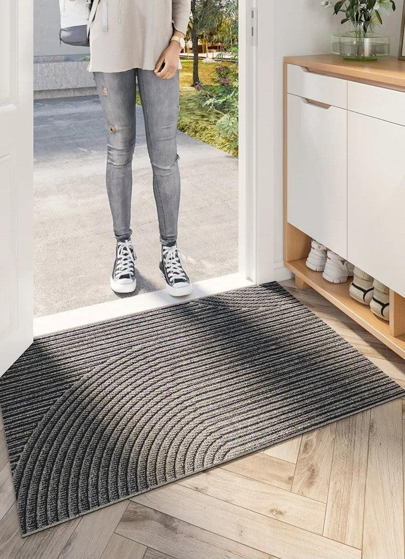 Scandinavische PVC Deurmat voor Binnen en Buiten - Slipbestendig en Duurzaam, Effectieve Vuilafvoer, Minimalistisch Ontwerp 2
