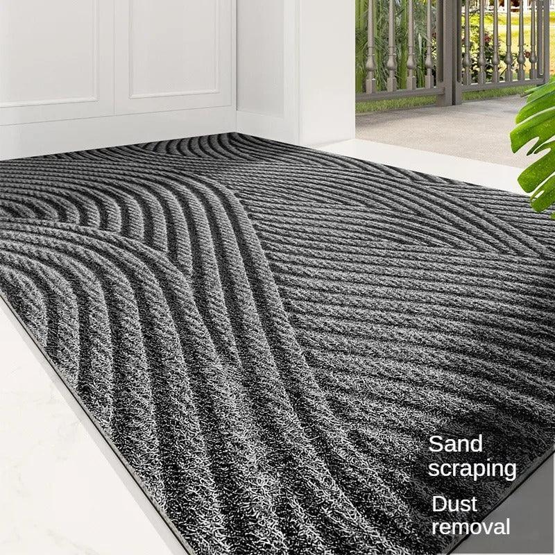 Scandinavische PVC Deurmat voor Binnen en Buiten - Slipbestendig en Duurzaam, Effectieve Vuilafvoer, Minimalistisch Ontwerp 3