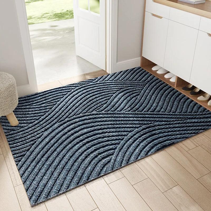 Scandinavische PVC Deurmat voor Binnen en Buiten - Slipbestendig en Duurzaam, Effectieve Vuilafvoer, Minimalistisch Ontwerp 5