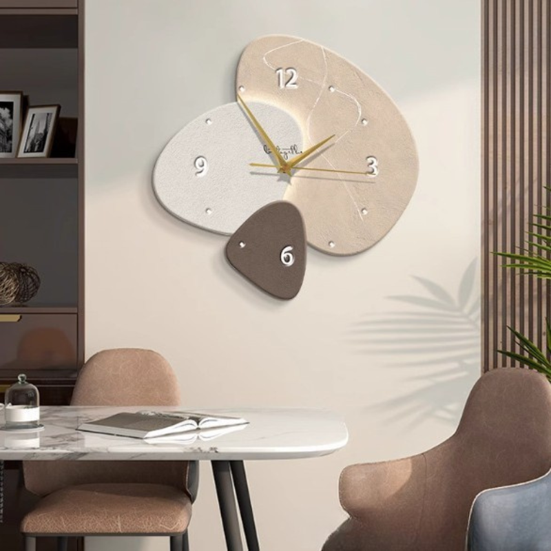 Scandinavische Wandklok met Modern Design en Stille Werking – Elegant voor Elk Interieur 3