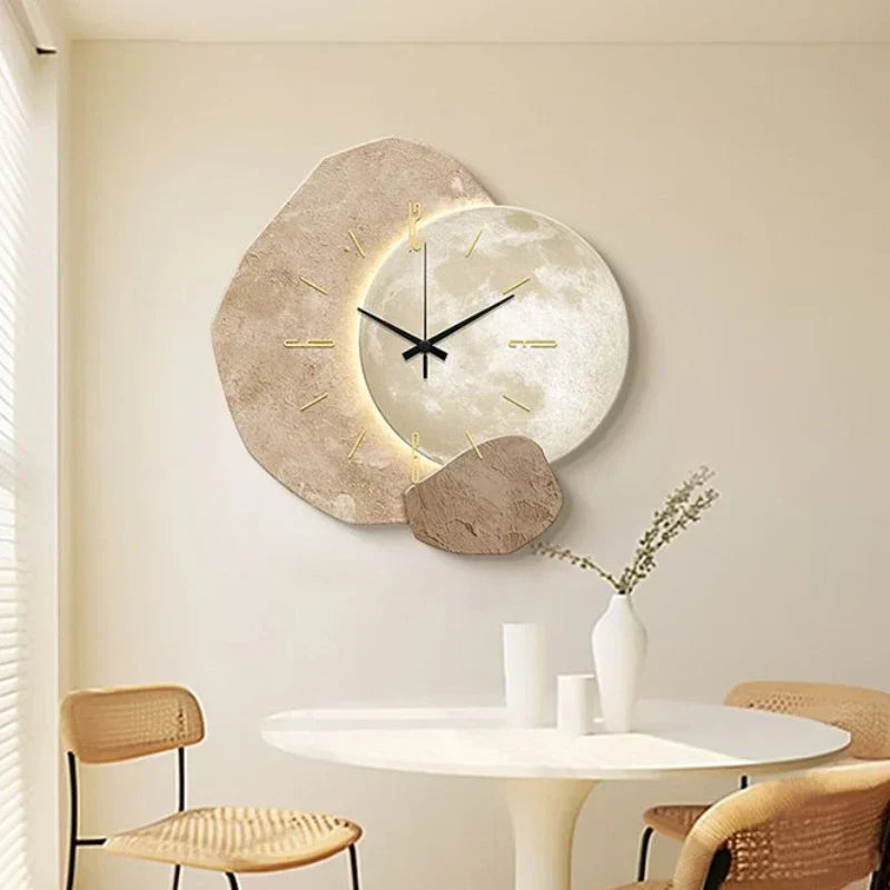 Scandinavische Wandklok met Verlichting – Modern Design in Diverse Afmetingen en Kleuren 4
