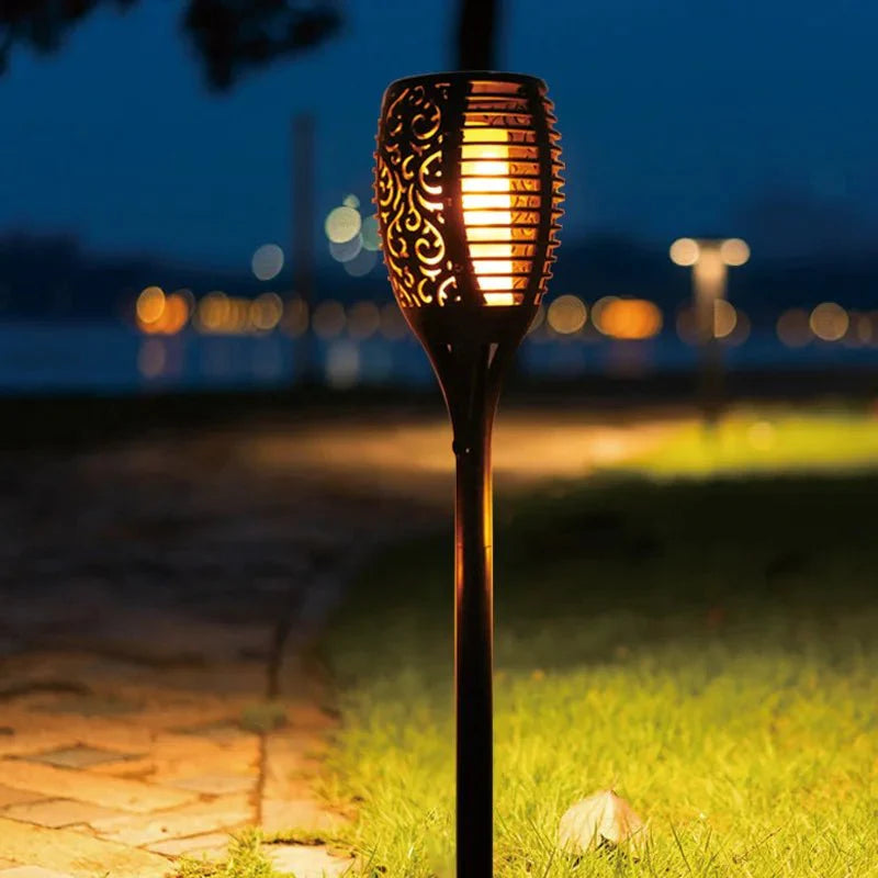 Solar Tuinverlichting Fakkel met Flikkerend Licht – IP65 Waterdicht en Eenvoudige Installatie 7