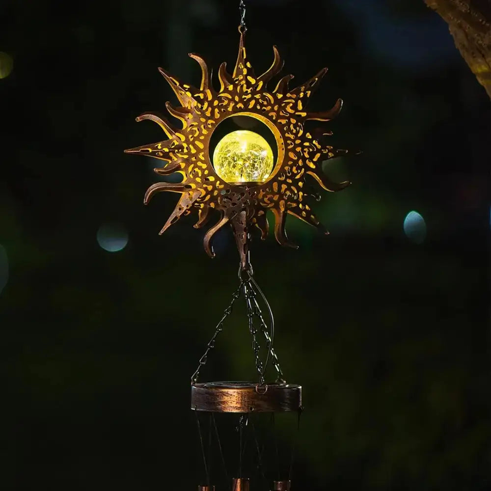 Solar Tuinverlichting met Gebarsten Glazen Bol en Automatische Schemersensor – Weerbestendige Tuinlampen op Zonne-energie 6