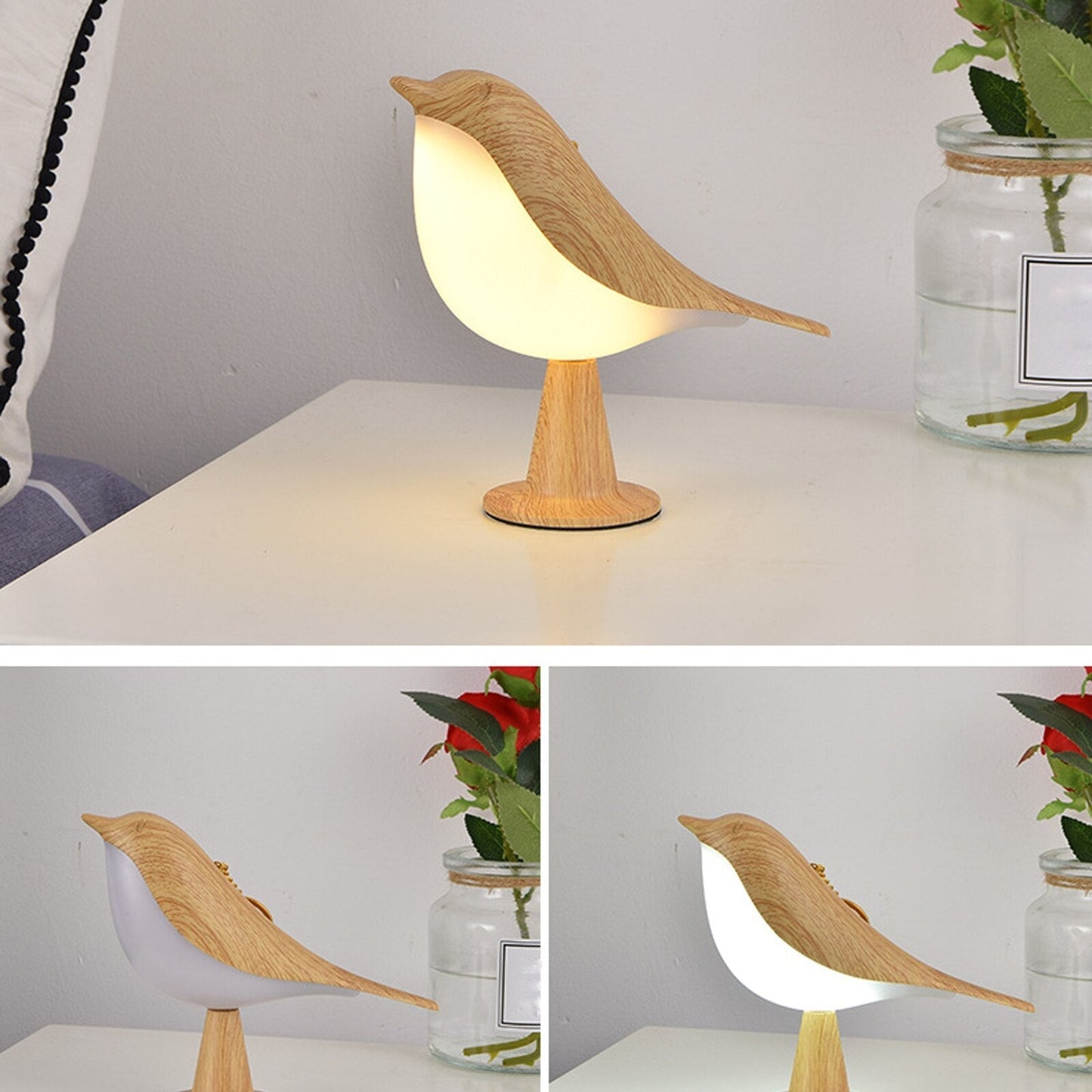 Stijlvolle Hanglamp met Vogelmotief en LED Verlichting – Elegante Interieurverlichting voor Elke Ruimte 2