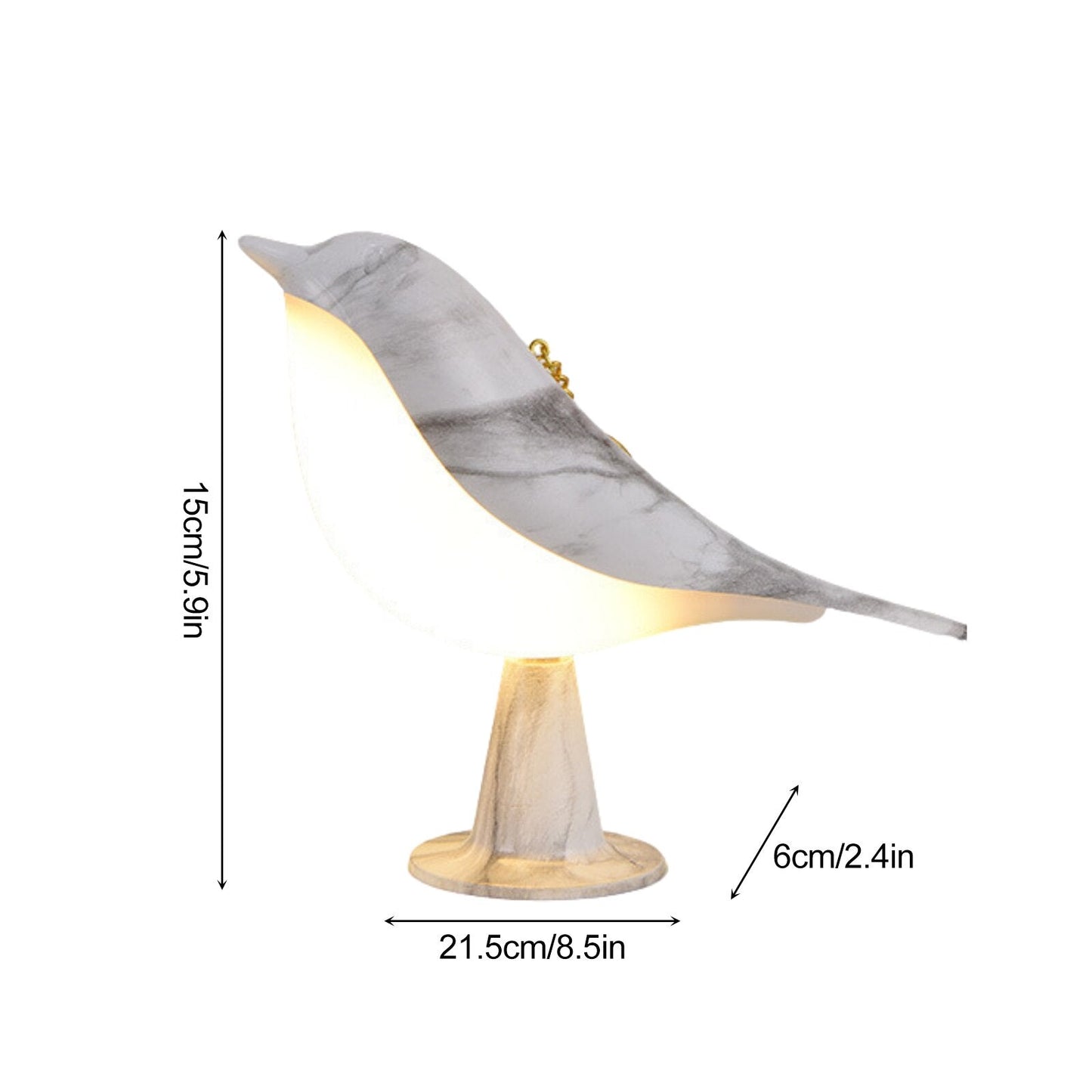 Stijlvolle Hanglamp met Vogelmotief en LED Verlichting – Elegante Interieurverlichting voor Elke Ruimte 7