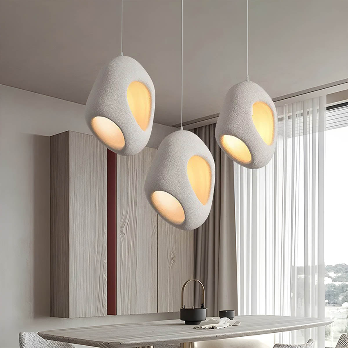 Hanglamp voor Eettafel of Woonkamer – Dimbare LED Verlichting, Verstelbare Snoerlengte, Polystyreen, 28/42 cm