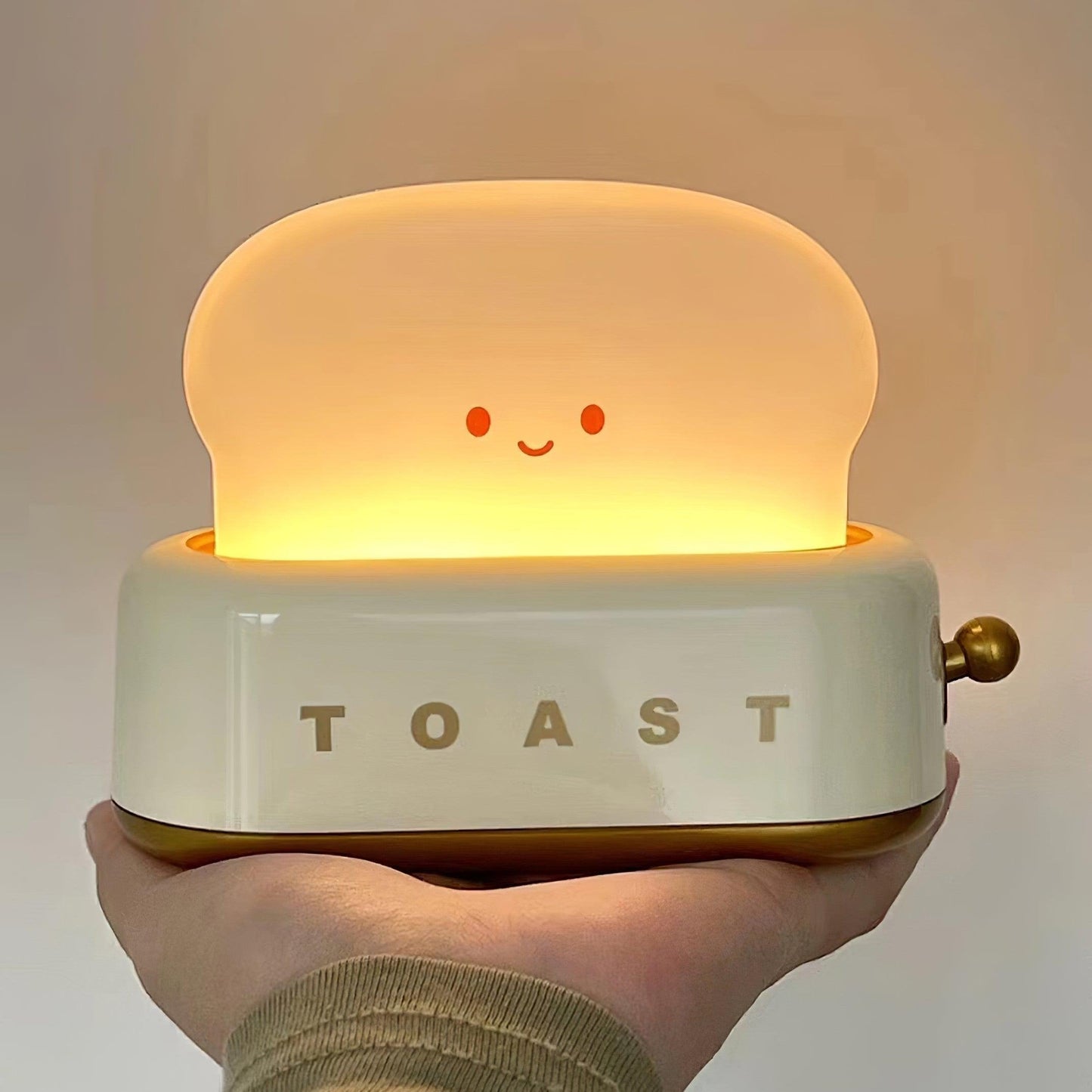Toaster Design Tafellamp met Ingebouwde Batterij – Draagbare Nachtlamp voor Thuis en Kantoor 2